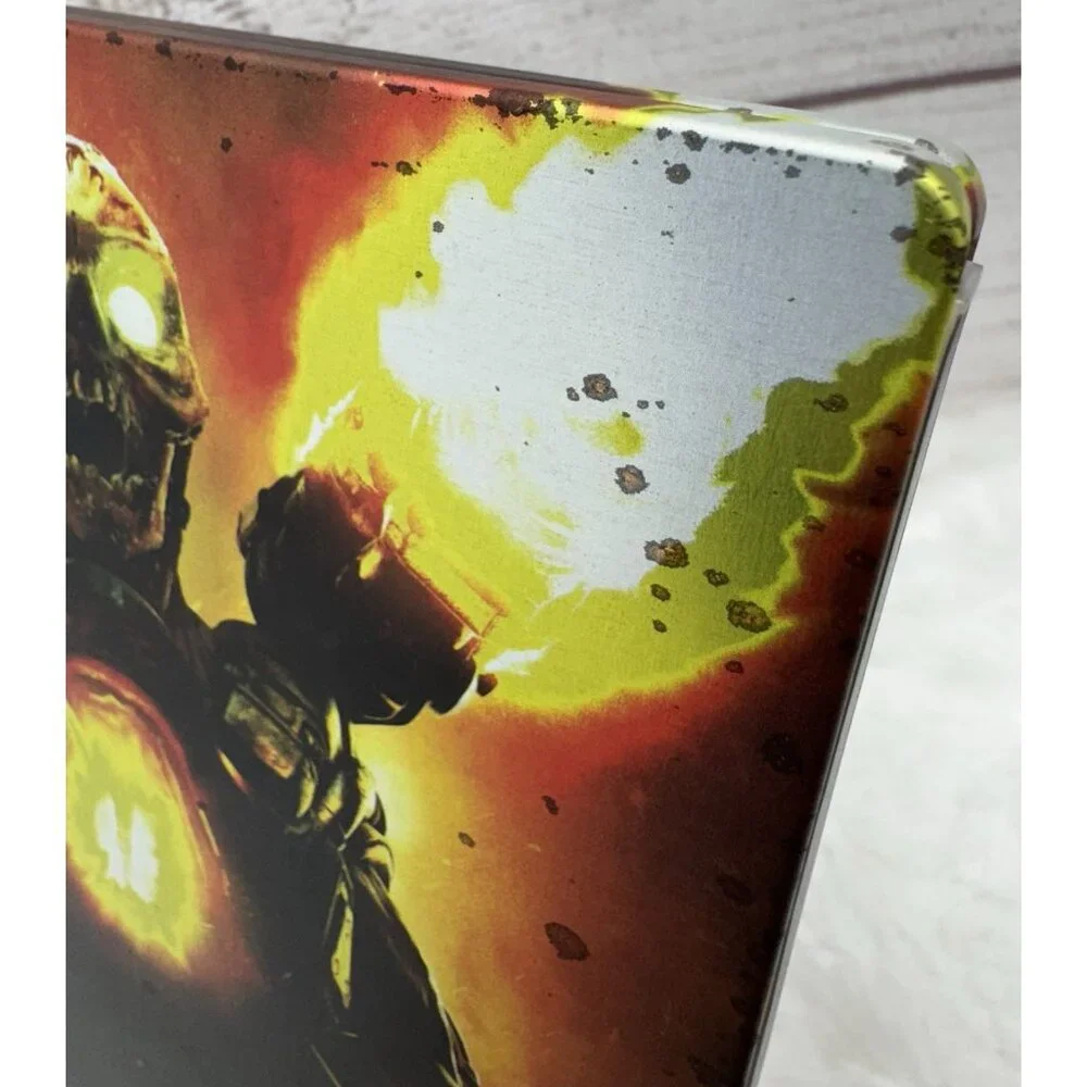 DOOM (PS4, PlayStation 4, 2016) SteelBook ONLY (NO DISC) + Manual - USED